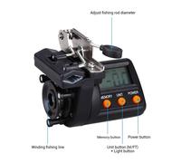 Contatore digitale per lenze da pesca con spegnimento automatico 4 minuti e sche