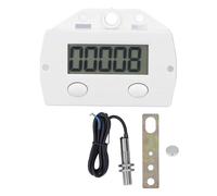 Contatore digitale per macchina per maglieria, 5 cifre 0-99999 LCD Contatore elettronico a induzione magnetica interruttore di prossimità Clicker digitale, con sensore metallico, per linee di