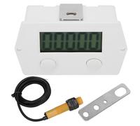Contatore Digitale per Macchina Utensile 0-99999 con Display LCD Grande Schermo,Sensore Induttivo Magnetico in Metallo,Conteggio Automatico ad Alta Precisione,Strumento Misura per Fresatrici Torni