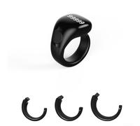 Contatore digitale per preghiera Tasbih per anello per musulmani per Zikr con ricarica e integrazione app, impermeabile regolabile per devozione (nero)