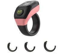Contatore digitale per tasbih per anello per Zikr- Display da 0,42 pollici, promemoria di preghiera con standby di 30 giorni, regolabile, per contatore intelligente per le dita per musulmani (18/20/22