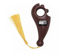 Contatore digitale perline di Buddha, contatore buddista, mini macchina elettronica per il conteggio dei canti, regalo marrone