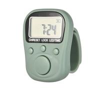 Contatore digitale ricaricabile con retroilluminazione a LED a 7 canali con lunga durata della batteria per allenamento ed esami Contatore ergonomico indossato da dita