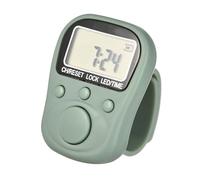 Contatore digitale ricaricabile con retroilluminazione a LED a 7 canali con lunga durata della batteria per allenamento ed esami Contatore ergonomico indossato da dita