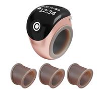 Contatore Dita A Cricchetto,Anello Gadget Conteggio in Reale Stabile - Contatore Digitale | Per Interni Esterni Quotidiani Golf Matematica Esercizio, Se référer au descriptif, ABS+silicone,