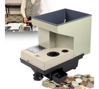 Contatore e selezionatore di monete ad alta velocità, macchina automatica da 65 W, conta rapidamente 3000 pezzi al minuto per la maggior parte delle monete