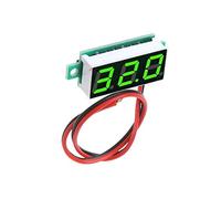 Contatore elettrico 2 fili 0, 28" per voltmetro digitale da 2, 5~30 V Tester Display a LED rosso per montaggio pannello per auto