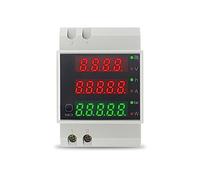 Contatore elettrico digitale AC 80-300V 0-100A Din Rail LED Voltmetro Amperometro Fattore Di Potenza Attivo Contatore Di Energia Tensione Volt Corrente Multi-funzione(LED)