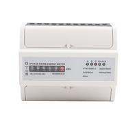 Contatore elettrico digitale, contatore di potenza elettronico trifase con tecnologia microelettronica, materiale plastico in rame puro per