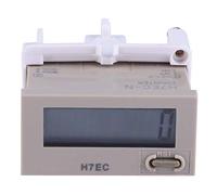 Contatore Elettrico Digitale H7EC N con Display LCD a 8 Cifre contapezzi 24v Conteggio Accurato e Affidabile, Lunga Durata, Installazione a Pannello, Batterie Frequentietellers