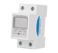 Contatore elettrico digitale, multitester da guida DIN 2P monofase 2P, contatore elettronico KWh 220V 5 (80) A