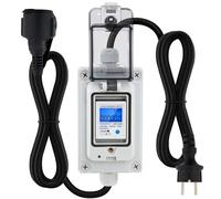 Contatore Elettrico Digitale Portatile LED 16A con spina EU, display digitale, portatile, ideale per camper, veicoli elettrici, abitazioni