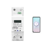 Contatore elettrico digitale Zigbee Gateway Tuya Monofase 65A Din Rail WIFI Smart Energy Meter Timer Monitor KWh Meter Wattmetro(Energy meter)