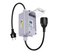 Contatore elettrico mobile (CHINT DDSU666) - alloggiamento IP65, spina Schuko IP44 e accoppiamento, contatore per camper, veicoli elettrici e impianti fotovoltaici da balcone