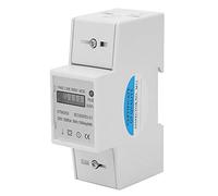 Contatore elettrico su guida DIN, 220 V monofase misuratore di potenza elettrica 2 fili 2P KWh elettronico misuratore (20 (80) A)