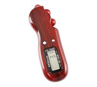 Contatore elettrico tenuto in mano per dito, contatore digitale con luce adatta per la famiglia e l'amico dell'ambiente tranquillo