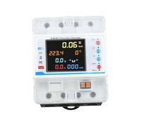 - Contatore elettrico trifase compatibile con protezione contro le sovratensioni, montaggio su guida DIN 100A per sistemi solari fotovoltaici, energia bidirezionale