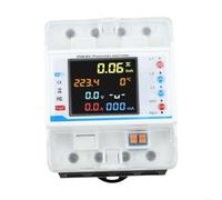 Contatore elettrico trifase per App 100A con protezione contro le sovratensioni e bidirezionale per sistemi solari fotovoltaici montaggio su guida DIN 3P4W AC380V 50/60Hz