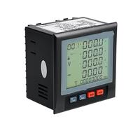 Contatore elettrico trifase Tabella dei parametri elettrici trifase Tensione del pannello(5)