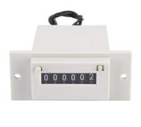 Contatore elettromagnetico CSK6-YKW 6 cifre 0-999999 DC 12V | Plastic Housing, 20 Counts/sec, Panel Mount Reset, for Petroleum, for Textile, Machinery, Agriculture Industries