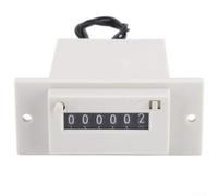 Contatore elettromagnetico CSK6-YKW, contatore di impulsi a 6 cifre 0-999999, DC 12V, display digitale per automazione, tessile, ingegneria meccanica e agricoltura