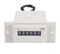 Contatore elettromagnetico, CSK6-YKW Contatore di impulsi a 6 cifre 0-999999 DC 12V per conteggio di automazione industriale