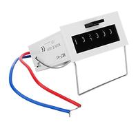 Contatore elettromagnetico MCF-6X, contatore di impulsi digitale, totalizzatore industriale a 6 cifre con intervallo di conteggio da 0 a 999999, adatto per applicazioni