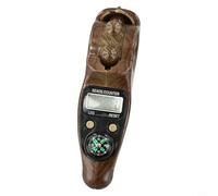 Contatore elettronico a mano con venature del legno, contatore digitale per meditazione, display LCD portatile, strumento per preghiera, sollievo dallo stress (drago nero)