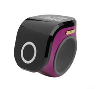 Contatore elettronico ad anello, resistente all'acqua, con touch screen e maniche regolabili, per pregare e camminare contadita (viola)