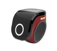 Contatore elettronico ad anello, resistente all'acqua, con touch screen e maniche regolabili, per pregare e camminare contadita (rosso)