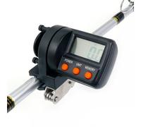 Contatore elettronico compatto per lenze da pesca display regolabile lunghezza 9