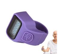 Contatore elettronico da - Contatore a cifre piccole, leggero in ABS, 3x2,3 cm, display LCD, timer di funzionamento, contagiri | Clicker manuale multifunzionale per concerti di coaching Pilates R