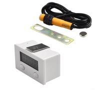 Contatore elettronico digitale a 6 cifre con sensore induttivo magnetico interruttore per punzonatura industriale, stampa, macchine tessili - gamma da 0 a 999999, frequenza 20 Hz, 68 x 38 x 30 mm