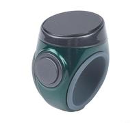 Contatore elettronico digitale per dita con display LCD, ricaricabile di tipo C, per contare le file di maglia, misura regolabile per anello (verde)