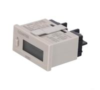 Contatore elettronico H7EC-BLM a 6 cifre per fustellatrici, display digitale con timer cumulabile, rilevamento preciso dei tempi di accensione/spegnimento, robusto alloggiamento in plastica 48 x 24 mm
