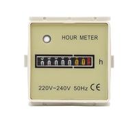 Contatore elettronico meccanico quadrato, contaore digitale 220 V-240 V, 50 Hz