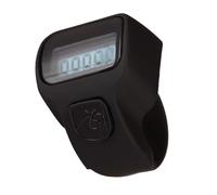 Contatore elettronico per dita con display digitale LCD, numero 5, conteggio numeri digitali, contatore resettabile, nero alla moda