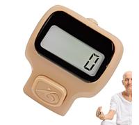 Contatore elettronico per dita, in ABS, 3,5 x 2,5 cm, digitale, con anello regolabile, contatore manuale portatile, contatore compatto per preghiere, lavoro a maglia e conteggio quotidiano
