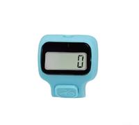 Contatore elettronico portatile compatto con display a LED facile da usare per un conteggio accurato (blu)
