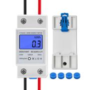 Contatore Energia Elettrica, Misuratore Consumo Elettrico Monofase Due Fili, Dig