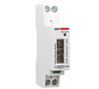 VEMER VE798900 ENERGY 230 M50 MICRO - Contatore Energia Elettrica Monofase da Barra DIN 1 Modulo, Misuratore Consumo Elettrico MID, Corrente Massima Misurabile 50A, Alimentazione 230V, Bianco