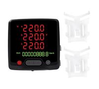 Contatore energia elettrica trifase misuratore consumo elettrico AC 0-500V 0-5A può misurare la tensione corrente di 8 tipi di valori regolazione di tensione di allarme RS485 seriale (76x76mm)