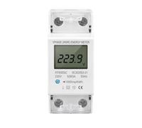 Contatore energia LCD per installazione in quadri elettrici | Lettura LCD frontale, formato pannello elettrico montato, visualizzazione ' uso ' elettricità per circuiti