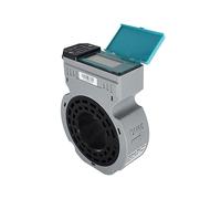 Contatore for acqua ad ultrasuoni alimentato a batteria, DN50 DN65 DN80 DN100 DN150mm RS485 Misuratore di portata digitale for acqua IP68 Tipo sandwich(DN100)