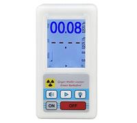 Contatore Geiger BR-6, Dosimetro di Radiazioni Multifunzionale per Rivelatore Radioattivo di Facile Lettura con Display LCD per Radiazioni Nucleari Radiazione Elettromagnetica