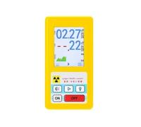 Contatore Geiger BR-6 Rilevatore di radiazioni nucleari Dosimetro personale raggi X e gamma Tester radioattivo LCD Strumento in marmo(Yellow)