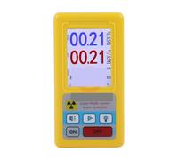Contatore Geiger BR-6 Rilevatore di radiazioni nucleari Dosimetro personale raggi X e gamma Tester radioattivo LCD Strumento in marmo(Yellow)