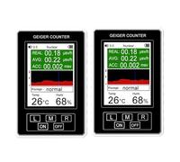 Contatore Geiger BR-9B Dosimetro Display Digitale Rilevatore Di Radiazioni Nucleari Tipo Semi-funzionale Tester For Marmo Alta Precisione(2 PCS XR1 Pro White)