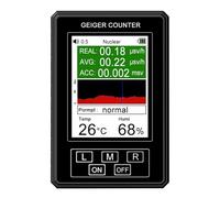 Contatore Geiger BR-9B Dosimetro Display Digitale Rilevatore Di Radiazioni Nucleari Tipo Semi-funzionale Tester For Marmo Alta Precisione(1 PCS XR1 Pro Black)