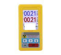Contatore Geiger for acque reflue, rilevatore di radiazioni nucleari, dosimetro personale, raggi X e gamma, tester radioattivo LCD(Yellow)